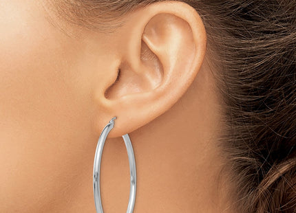 14k White Gold Earrings Style T845 - Classique Jewelry Inc.