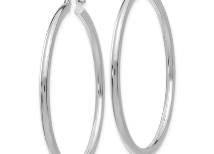 14k White Gold Earrings Style T845L - Classique Jewelry Inc.