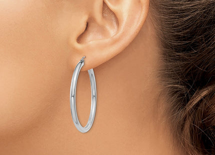 14k White Gold Earrings Style T847 - Classique Jewelry Inc.