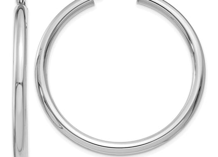 14k White Gold Earrings Style T847L - Classique Jewelry Inc.