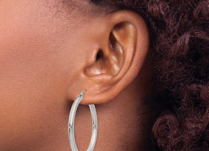 14k White Gold Earrings Style T848 - Classique Jewelry Inc.