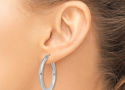 14k White Gold Earrings Style T849 - Classique Jewelry Inc.