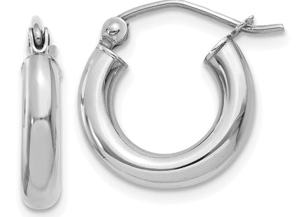 14k White Gold Earrings Style T852 - Classique Jewelry Inc.