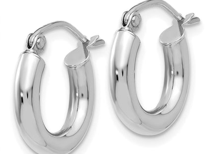 14k White Gold Earrings Style T852L - Classique Jewelry Inc.