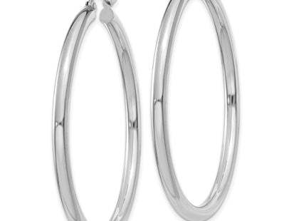 14k White Gold Earrings Style T853L - Classique Jewelry Inc.