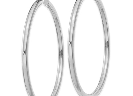 14k White Gold Earrings Style T855L - Classique Jewelry Inc.