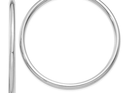 14k White Gold Earrings Style T855L - Classique Jewelry Inc.