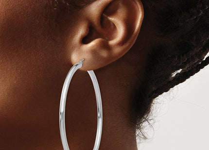 14k White Gold Earrings Style T856 - Classique Jewelry Inc.