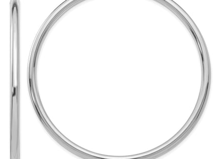 14k White Gold Earrings Style T856L - Classique Jewelry Inc.