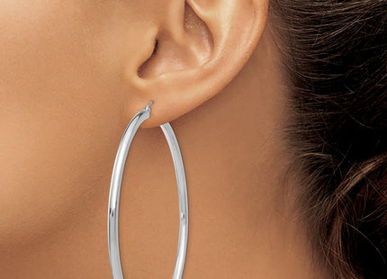 14k White Gold Earrings Style T857 - Classique Jewelry Inc.
