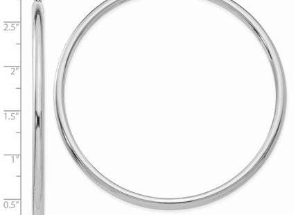 14k White Gold Earrings Style T857L - Classique Jewelry Inc.