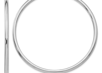 14k White Gold Earrings Style T857L - Classique Jewelry Inc.