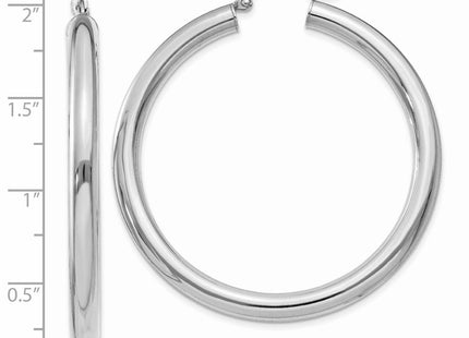 14k White Gold Earrings Style T862L - Classique Jewelry Inc.