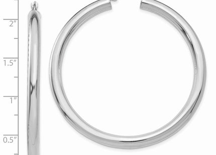 14k White Gold Earrings Style T863L - Classique Jewelry Inc.