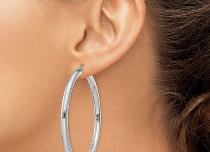14k White Gold Earrings Style T864 - Classique Jewelry Inc.