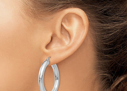 14k White Gold Earrings Style T868L - Classique Jewelry Inc.
