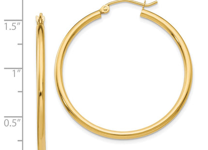 14k Yellow Gold Earrings Style T913L - Classique Jewelry Inc.