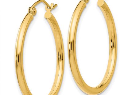 14k Yellow Gold Earrings Style T915L - Classique Jewelry Inc.