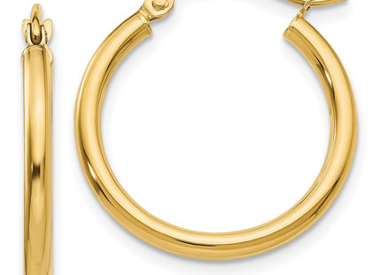 14k Yellow Gold Earrings Style T916L - Classique Jewelry Inc.