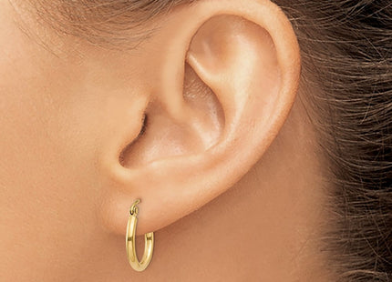 14k Yellow Gold Earrings Style T917 - Classique Jewelry Inc.