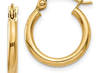 14k Yellow Gold Earrings Style T917 - Classique Jewelry Inc.