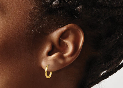 14k Yellow Gold Earrings Style T918 - Classique Jewelry Inc.