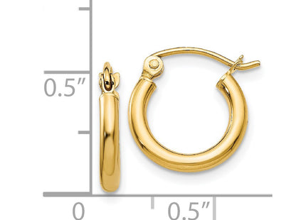 14k Yellow Gold Earrings Style T918 - Classique Jewelry Inc.