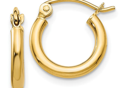 14k Yellow Gold Earrings Style T918 - Classique Jewelry Inc.