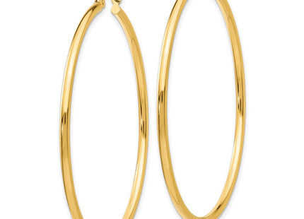 14k Yellow Gold Earrings Style T921L - Classique Jewelry Inc.