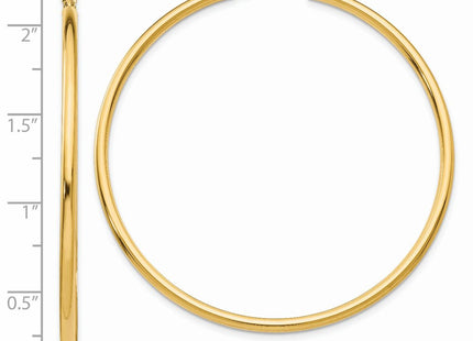 14k Yellow Gold Earrings Style T921L - Classique Jewelry Inc.