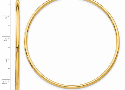 14k Yellow Gold Earrings Style T922L - Classique Jewelry Inc.