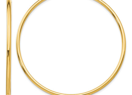 14k Yellow Gold Earrings Style T922L - Classique Jewelry Inc.