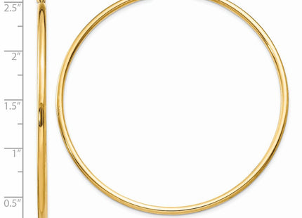 14k Yellow Gold Earrings Style T923L - Classique Jewelry Inc.