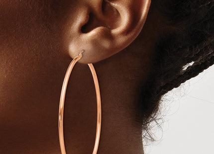14k Rose Gold Earrings Style T923RL - Classique Jewelry Inc.