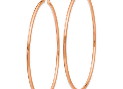 14k Rose Gold Earrings Style T924RL - Classique Jewelry Inc.
