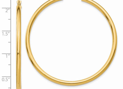 14k Yellow Gold Earrings Style T927L - Classique Jewelry Inc.