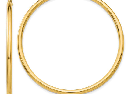 14k Yellow Gold Earrings Style T927L - Classique Jewelry Inc.