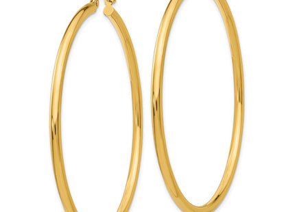 14k Yellow Gold Earrings Style T928L - Classique Jewelry Inc.