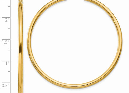 14k Yellow Gold Earrings Style T928L - Classique Jewelry Inc.