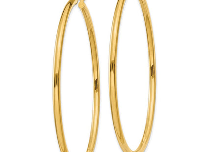 14k Yellow Gold Earrings Style T929L - Classique Jewelry Inc.
