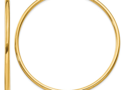 14k Yellow Gold Earrings Style T929L - Classique Jewelry Inc.