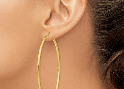14k Yellow Gold Earrings Style T930 - Classique Jewelry Inc.
