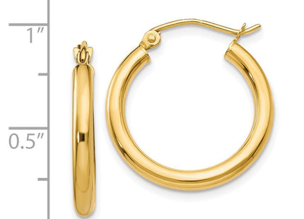 14k Yellow Gold Earrings Style T931 - Classique Jewelry Inc.