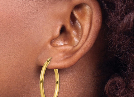 14k Yellow Gold Earrings Style T933 - Classique Jewelry Inc.