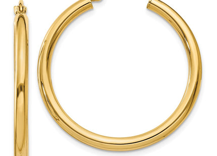14k Yellow Gold Earrings Style T933 - Classique Jewelry Inc.