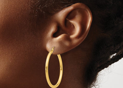 14k Yellow Gold Earrings Style T934L - Classique Jewelry Inc.