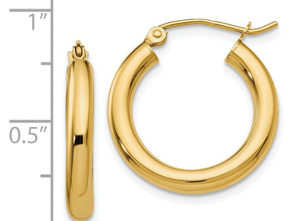 14k Yellow Gold Earrings Style T938 - Classique Jewelry Inc.
