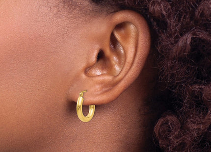 14k Yellow Gold Earrings Style T939L - Classique Jewelry Inc.