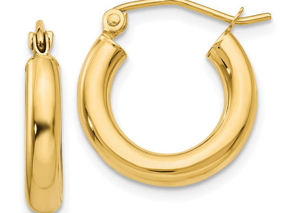 14k Yellow Gold Earrings Style T939L - Classique Jewelry Inc.