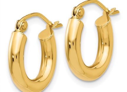14k Yellow Gold Earrings Style T940 - Classique Jewelry Inc.